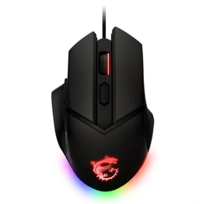 Afbeelding van MSI CLUTCHGM20 Elite USB RGB optische gamingmuis instelbaar tot 6400 dpi voor desktop of laptop (Clutch GM20 Elite)