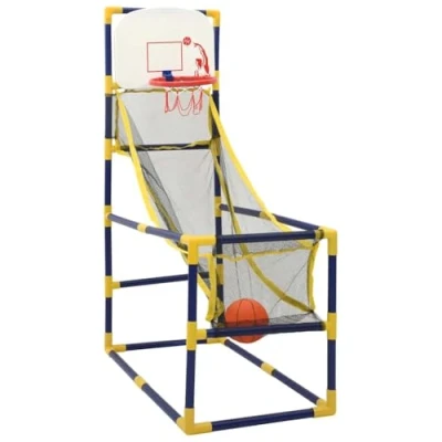 Afbeelding van vidaXL Arcade basketbalset met bal en pomp 45x86x127 cm