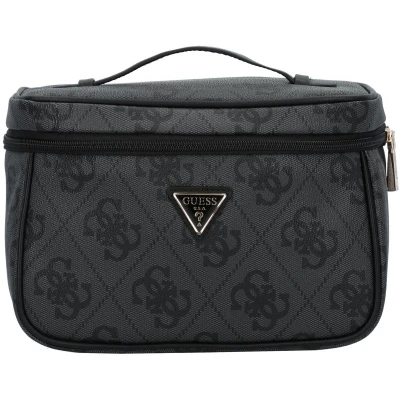 Afbeelding van Guess Berta Toiletry Train CASE Toilettas, Dames, Maat: One Size, Coal