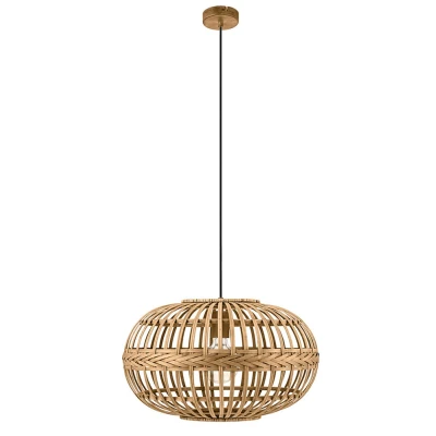 Afbeelding van Eglo Hanglamp Amsfield Rotan Hout
