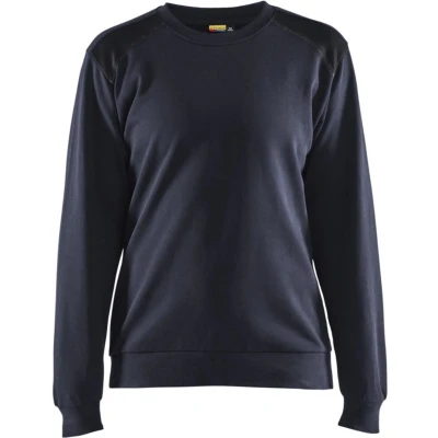 Afbeelding van Blaklader Sweatshirt bi colour Dames 3408 1158 Donker marineblauw/Zwart XXL