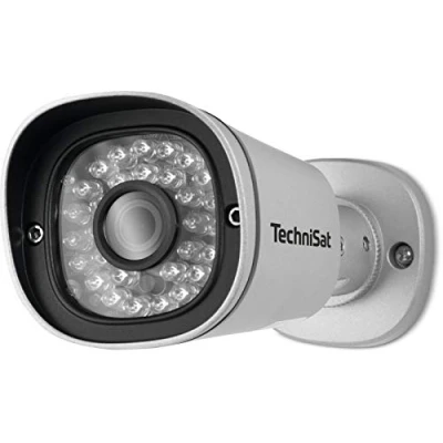 Afbeelding van TechniSat Outdoor Camera 1 Netwerkbewakingscamera openlucht kleur (Dag en nacht) 2 MP 1920 x 1080 1080p vastgesteld brandpunt draadloos composiet Wi Fi LAN 10/100 MJPEG, H.264 DC 12 V