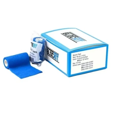 Afbeelding van Klauwtape blauw 10cm x 4.5m 12 rollen
