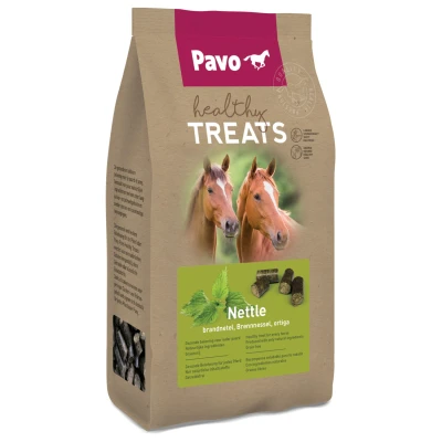 Afbeelding van Pavo Healty Treats 1 kg Paardensnack Brandnetel