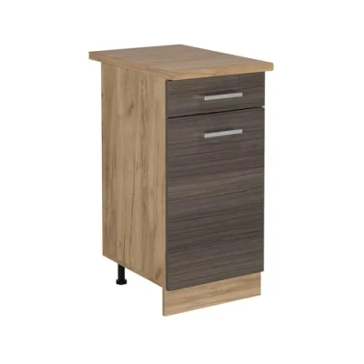 Afbeelding van Vicco Keukenonderkast R Line, Edel grijs/Krachtige Eik goud, 40 cm , WB