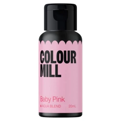 Afbeelding van Colour Mill Aqua Blend Voedingskleurstof op Waterbasis Baby Roze 20 ml