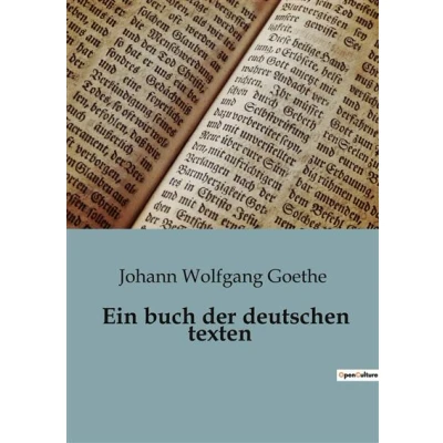 Image de Ein buch der deutschen texten