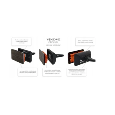 Afbeelding van Vinove Autoparfum Car Airfreshner Leather Ivory Monza