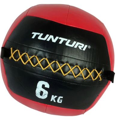 Afbeelding van Tunturi Medicijnbal Medicine Ball Wall 6kg Rood