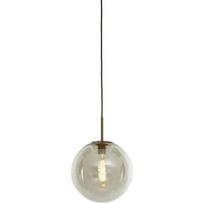 Afbeelding van Medina hanglamp Ø30 cm helder glas/antiek brons