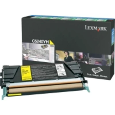 Afbeelding van Lexmark C5240YH Toner Geel Hoge capaciteit