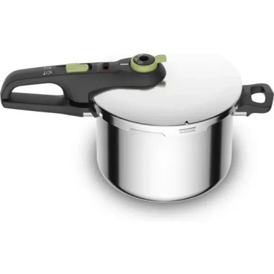 Afbeelding van Tefal Secure 5 Trendy Snelkookpan 6 Liter + stoommandje