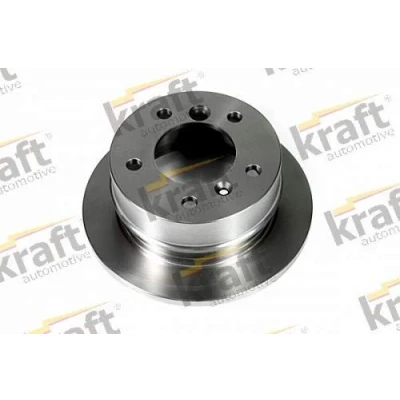 Afbeelding van KRAFT 6051410 Remschijf 258, 258,0 12,0 5 volledig MERCEDES BENZ: Sprinter 2 T Minibus, Van, VOLKSWAGEN: LT 28 46 II Platform / Chassis
