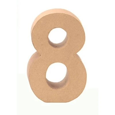 Afbeelding van Glorex Aantal 8 van karton, 17,5 x 5,5 cm, naturel