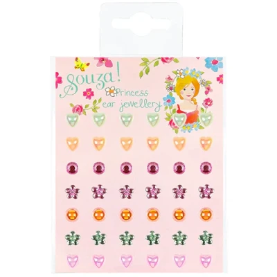Afbeelding van Souza for kids plakoorbellen prinses mix