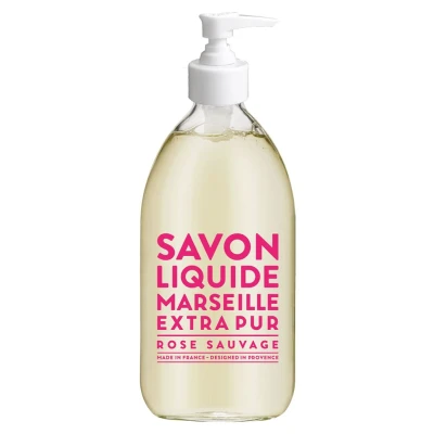 Afbeelding van Compagnie de Provence Rose Sauvage Savon Liquide Marseille Extra Pur 500ml Gel