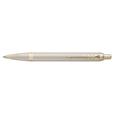 Afbeelding van Parker Im Monochrome Balpen Champagne, Medium, Giftbox