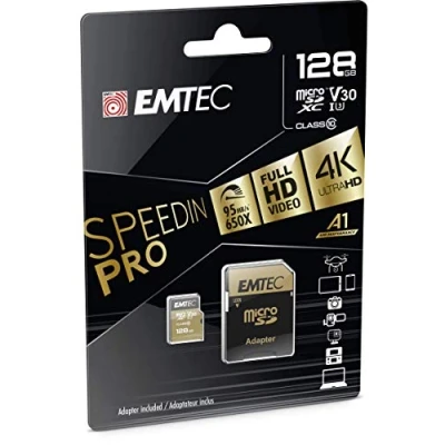 Afbeelding van Emtec SpeedIN PRO flashgeheugen 128 GB MicroSDXC Klasse 10 UHS I