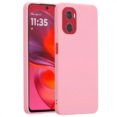 Afbeelding van imoshion Hoesje Geschikt voor Motorola Moto E15, G05 Color Backcover Bubblegum Pink