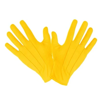 Afbeelding van WIDMANN Korte gele Handschoenen voor volwassenen Accessoires &gt;
