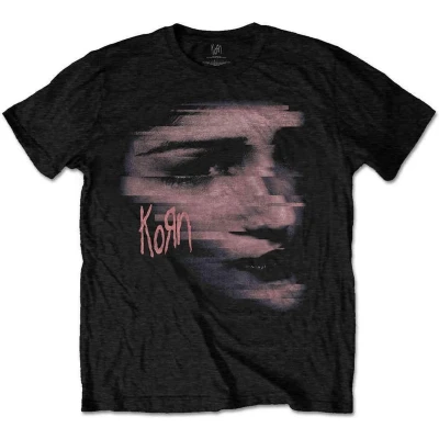 Afbeelding van Korn Chopped Face Heren T shirt M Zwart