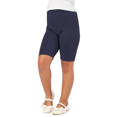 Afbeelding van Merry Style MS MS10 132 LE Meisjes Leggings Sport Vrijetijdsbroek Kort Viscose Sporbroek Yogabroek Marineblauw 116