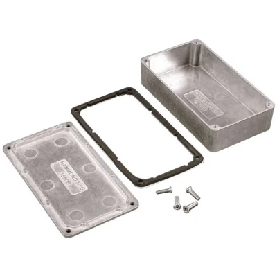 Afbeelding van Hammond Electronics 1550WDBK Universele behuizing Aluminium Zwart 1 stuk(s)