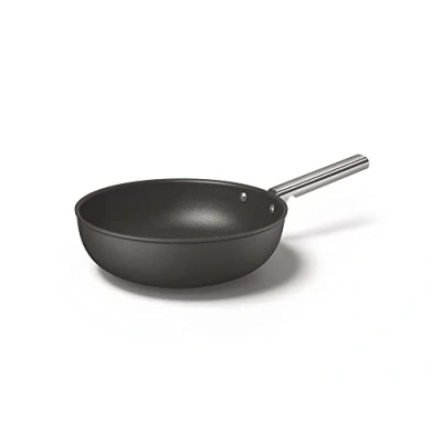 Afbeelding van Smeg 50&#039;s Style Wokpan Ø30 Cm Zwart