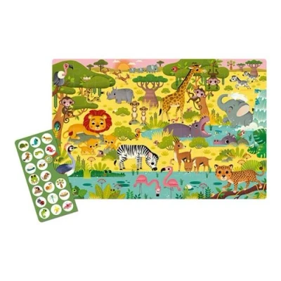 Image de APLI kids puzzle Observation Junior Savannah 60 pièces