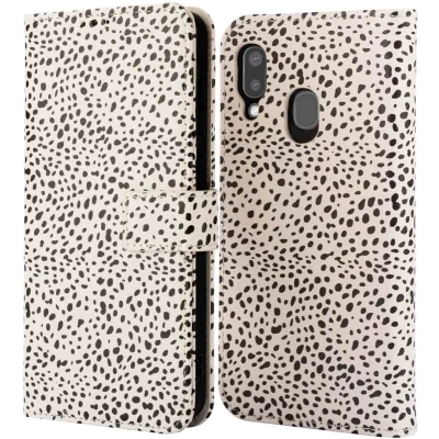 Afbeelding van imoshion Hoesje Geschikt voor Samsung Galaxy A20e Design Bookcase smartphone Desert Dots