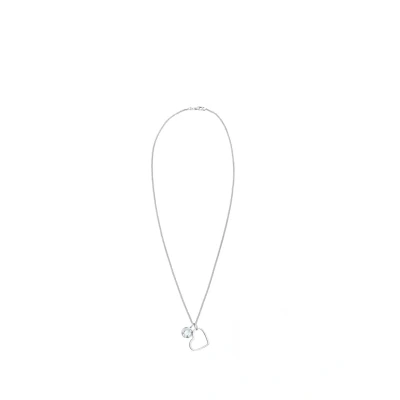 Afbeelding van Elli Glass Crystal Ketting silvercoloured, Dames, Maat: 45, Silver/coloured