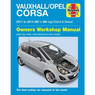 Afbeelding van Vauxhall/Opel Corsa petrol &amp; diesel (11 14) 60 to 64 Haynes Repair Manual