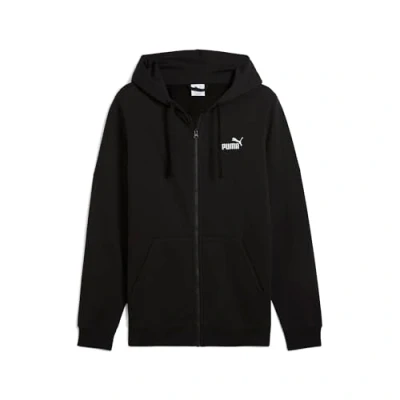 Afbeelding van Essentials No. 1 logo hoodie met volledige rits voor Heren, Zwart, Maat L PUMA