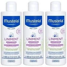 Image de Mustela Liniment Lot de 3 x 400 ml (dont 1 Flacon Pompe)
