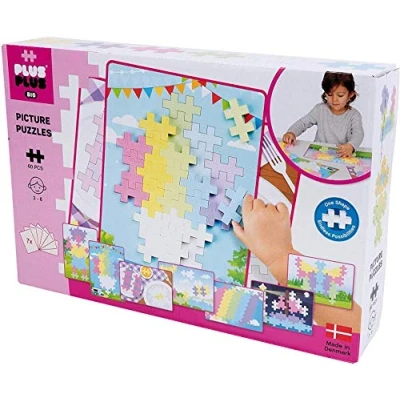 Afbeelding van PLUS Box Big Pastel met bouwmodel 2D 60 stuks PP3281