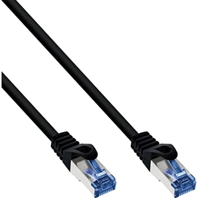 Afbeelding van InLine S/FTP CAT6a 10 Gigabit outdoor netwerkkabel / zwart 15 meter