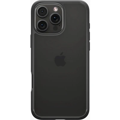 Afbeelding van Spigen Ultra Hybrid Hoesje Geschikt voor Apple iPhone 16 Pro Back Cover met Air Cushion Frost Zwart