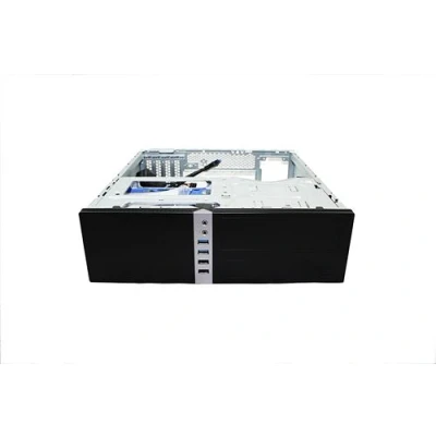 Afbeelding van ATX Mini tower Box with Power Feed CoolBox COO PCT450S BZ
