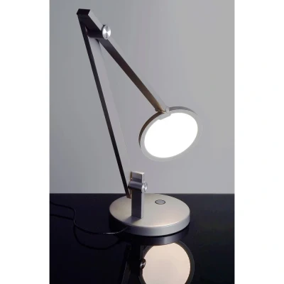 Afbeelding van LED bureaulamp Adhara, drietraps dimbaar, zilver