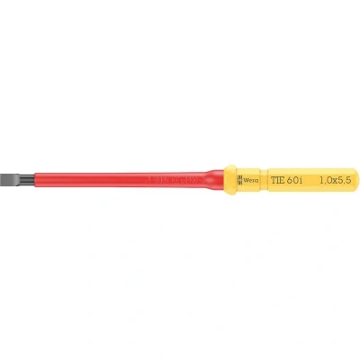 Afbeelding van Wera Kraftform Kompakt VDE 60 i 1,0 x 5,5 157 mm TIE Elektronica Plat Verwisselbare kling 5.5