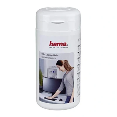 Afbeelding van Hama, Reiniging PC + periferie, Schoonmaakdoekjes voor het scherm (100 x)