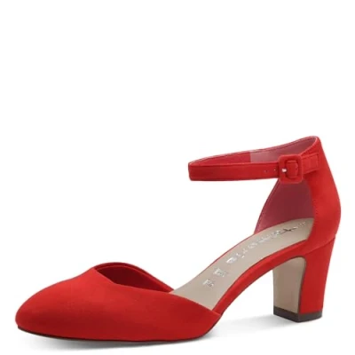 Afbeelding van Tamaris Klassieke pumps, Dames, Maat: 42, Red Textiel