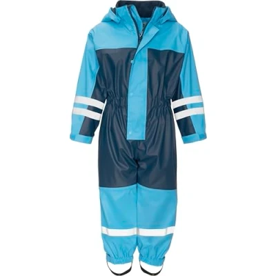 Afbeelding van Playshoes Regenpak Kinderen Blauw/Donkerblauw maat 80