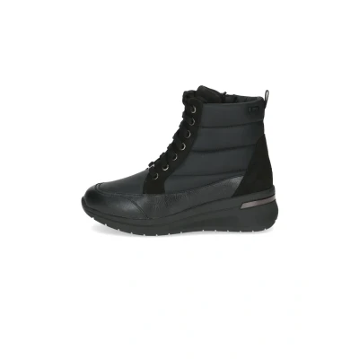 Afbeelding van Caprice Elegante Snowboots, Dames, Maat: 39, Black Leer/ synthetisch