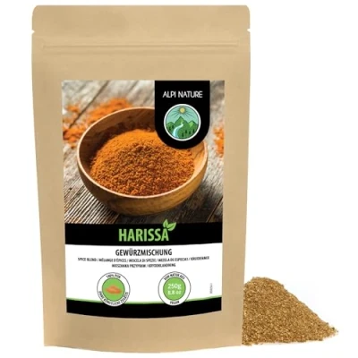 Afbeelding van Harissa kruidenmengsel (250 g), kruiden, Afrikaanse kruidenmix, 100% natuurlijk, kruidenbereiding, zonder kunstmatige toevoegingen