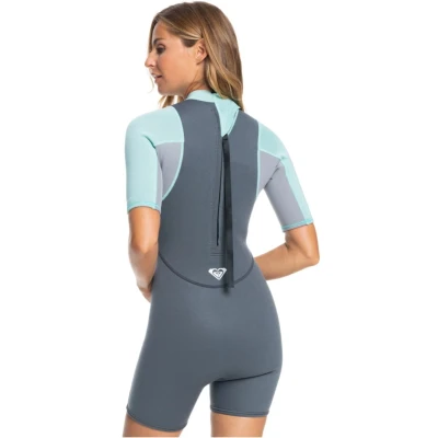 Afbeelding van 2025 Roxy Dames Prologue 2/2mm Rug Ritssluiting Shorty Wetsuit ERJW503
