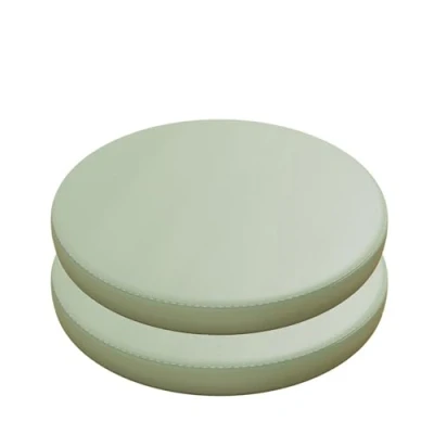 Afbeelding van AYUOEODM Waterdichte ronde zitkussens / lederen stoelkussens zitkussen voor tuin, buitenkeuken, eetkamer, bistrostoelen, antislip