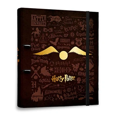Afbeelding van Harry Potter Ringband Glasses 2 rings A4 32 X 28 Cm Karton Bruin