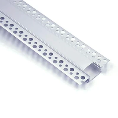 Afbeelding van 6 stuks led gipsplaatprofielen 1 m, aluminium profielen voor ledstrips muren en plafonds, kanaal met clipdiffuser bredere strips zoals Philips Hue