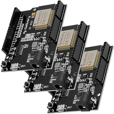 Afbeelding van AZDelivery 3 x D1 R32 ESP32 CH340G Development Board WiFi Bluetooth IoT compatibel met Arduino inclusief E Book!